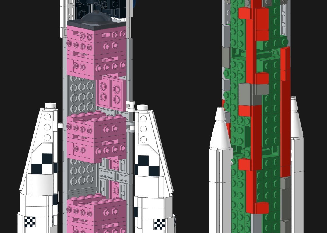 The placeholder colors I used in some of my older MOCs