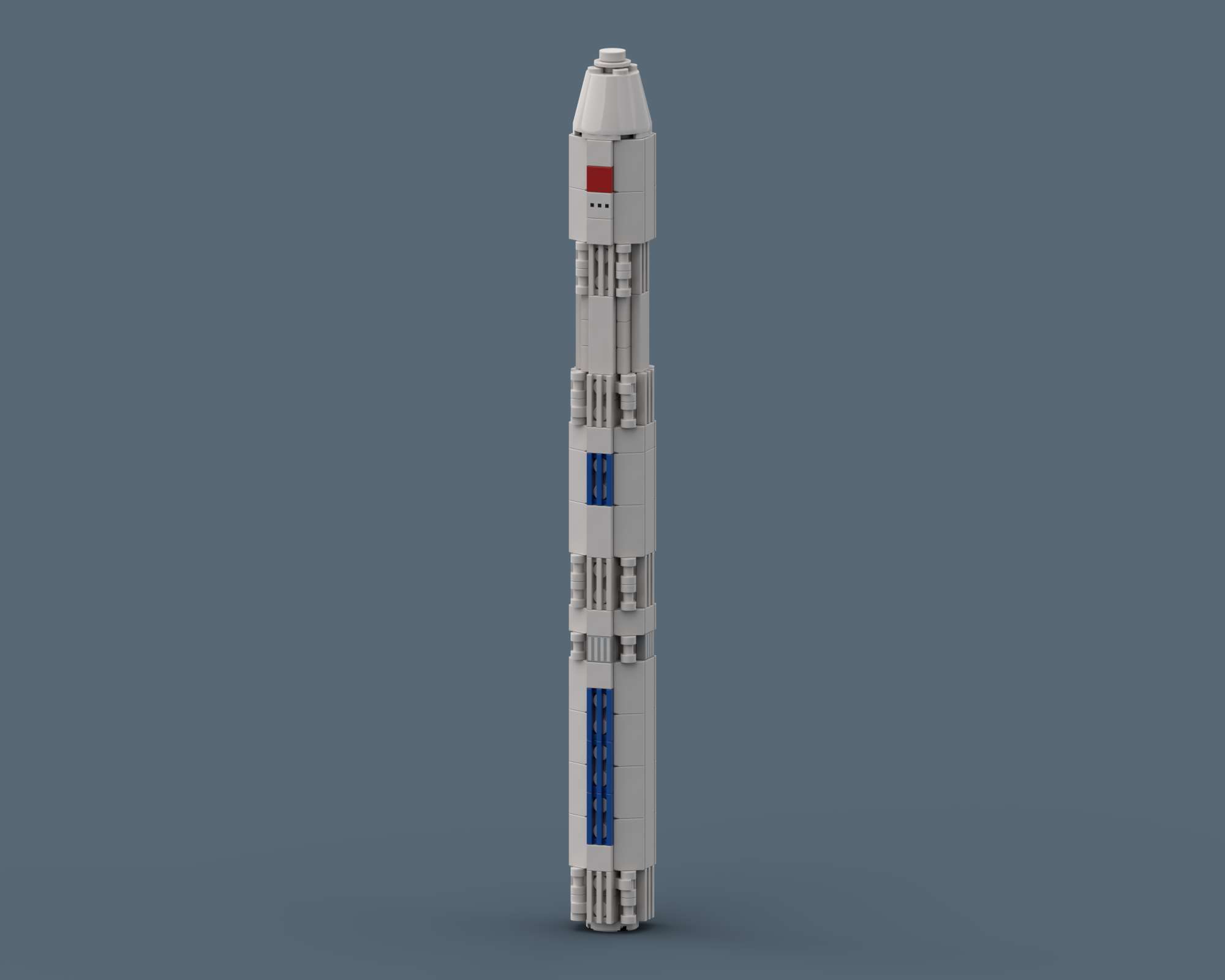 Kinetica-1 - LEGO rocket Spaceflight MOC built from 227 Bricks, made by SkySaac