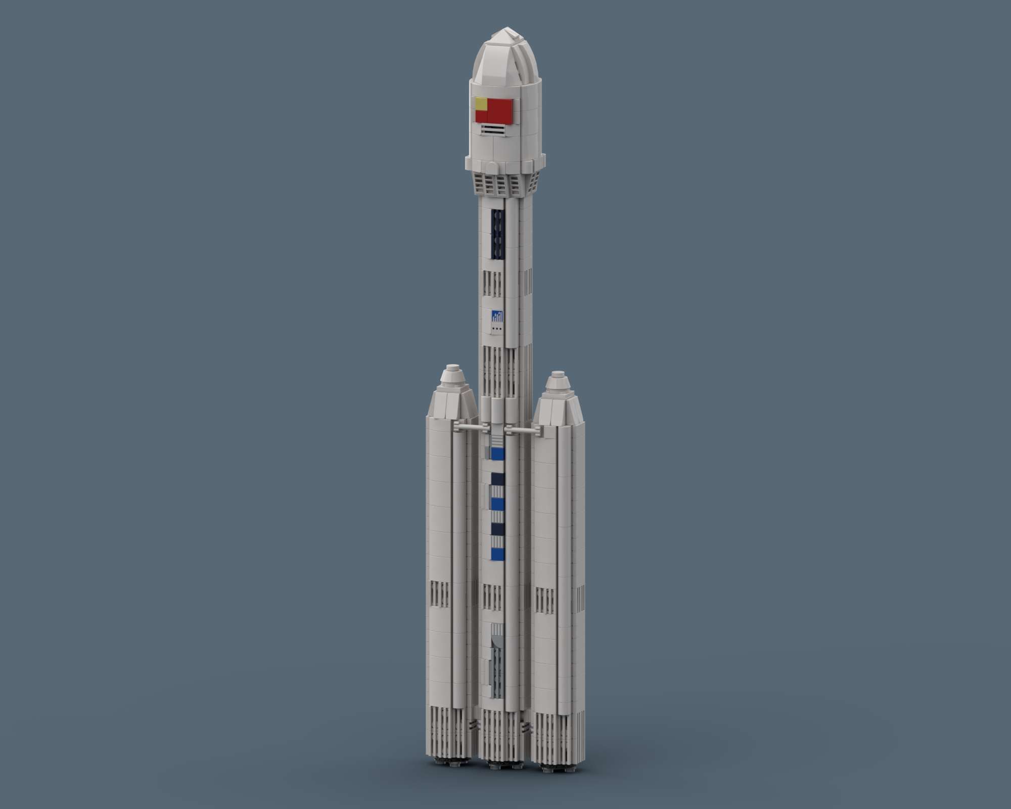 Kinetica-2 - LEGO rocket Spaceflight MOC built from 1043 Bricks, made by SkySaac