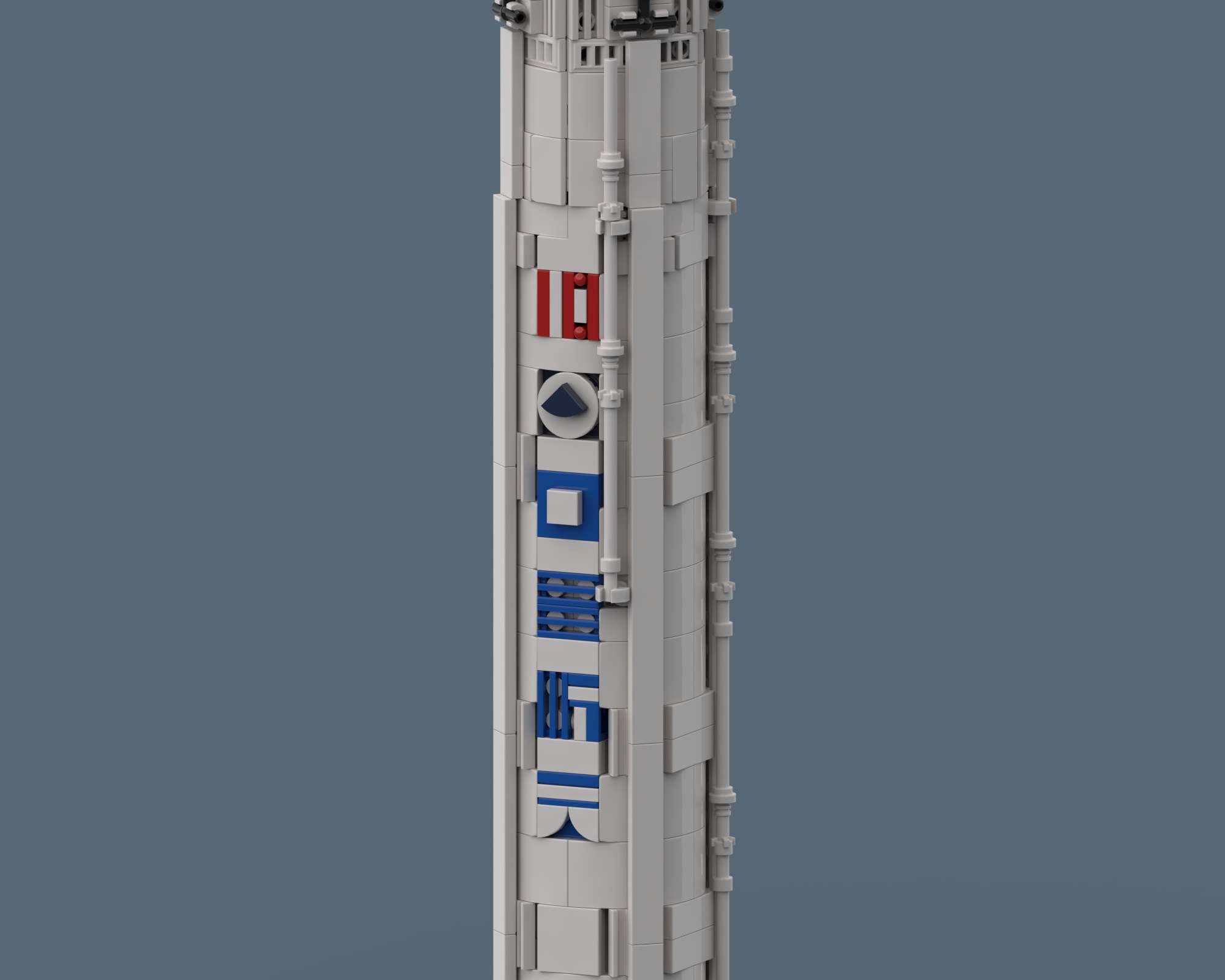 Long March 10B by SkySaac Long March 10B - LEGO rocket Spaceflight MOC built from 1097 Bricks, made by SkySaac