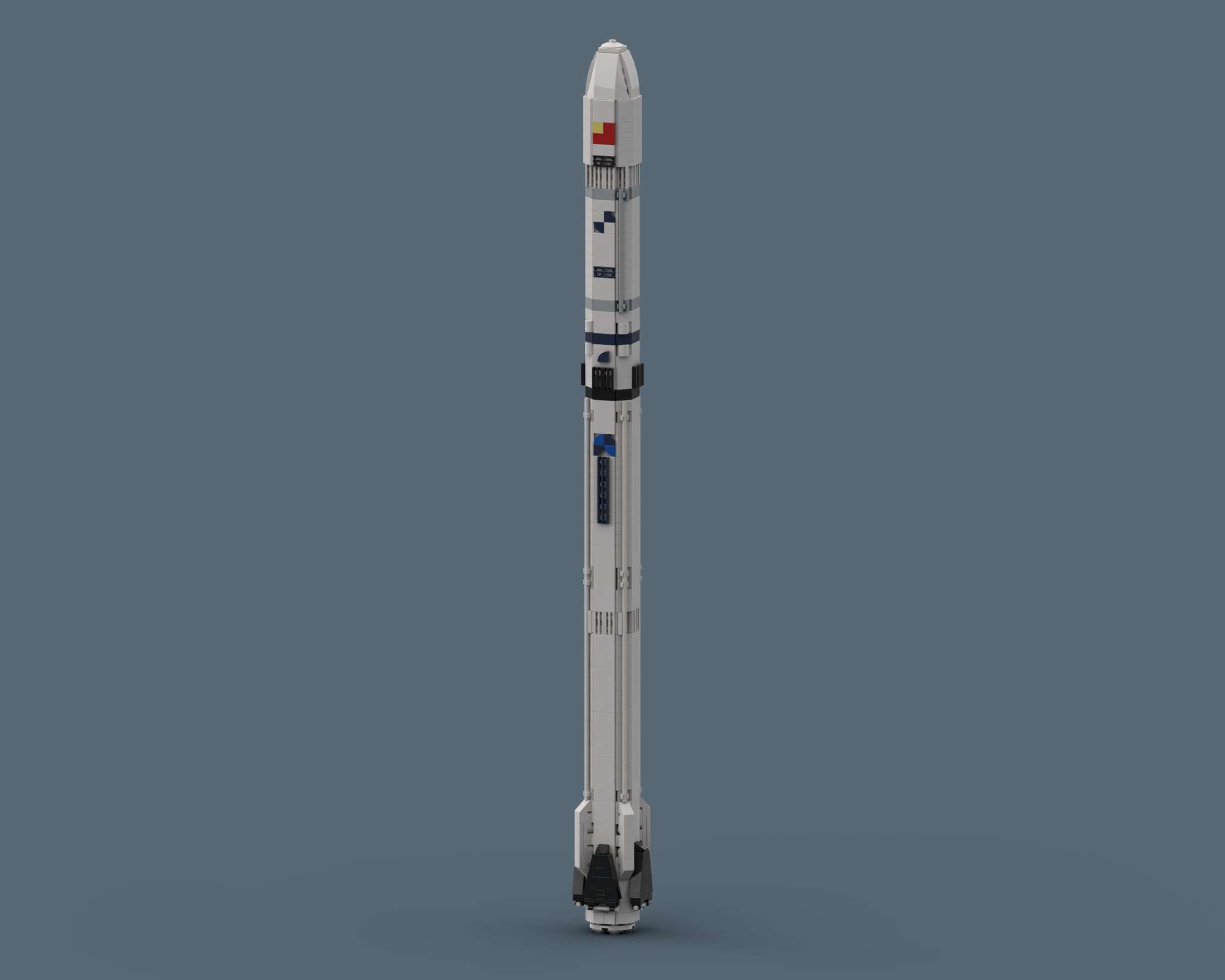 Long March 12A by SkySaac Long March 12A - LEGO rocket Spaceflight MOC built from 919 Bricks, made by SkySaac