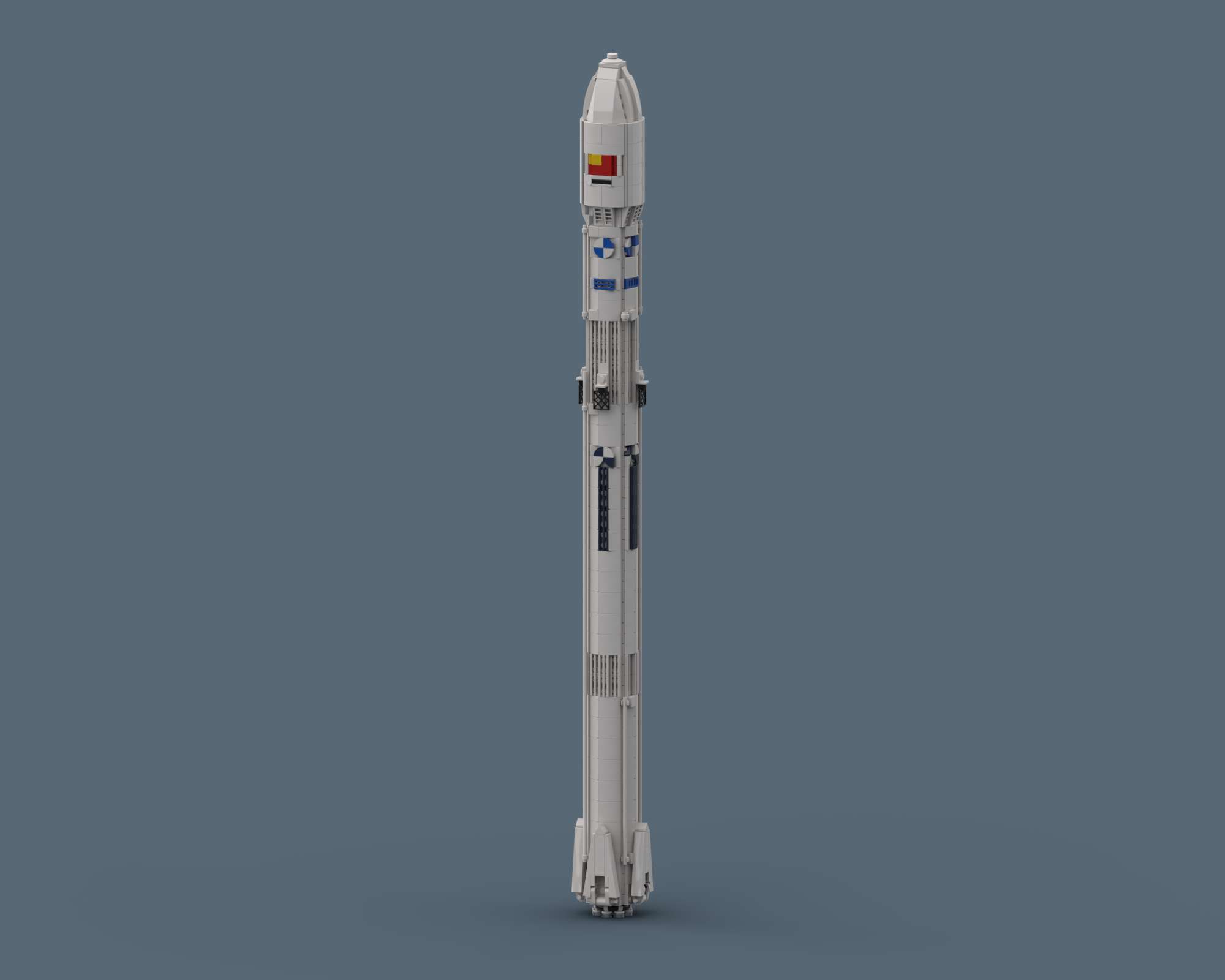Long March 12B by SkySaac Long March 12B - LEGO rocket Spaceflight MOC built from 1089 Bricks, made by SkySaac