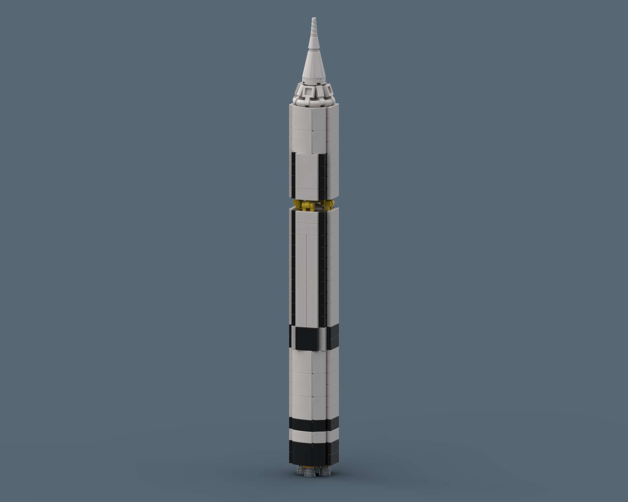 Feng Bao 1 - LEGO rocket Spaceflight MOC built from 290 Bricks, made by SkySaac