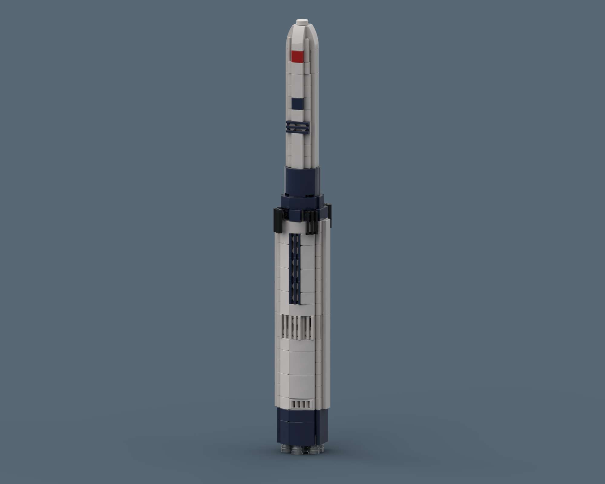 Nebula-1 by SkySaac Nebula-1 - LEGO rocket Spaceflight MOC built from 284 Bricks, made by SkySaac