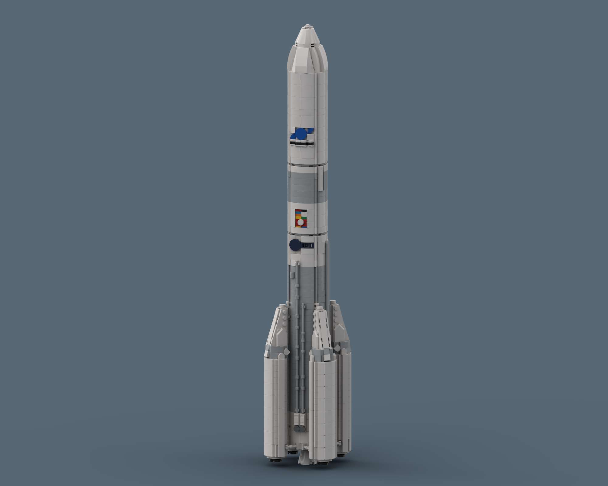 Ariane 64 by SkySaac Ariane 64 - LEGO rocket Spaceflight MOC built from 1653 Bricks, made by SkySaac