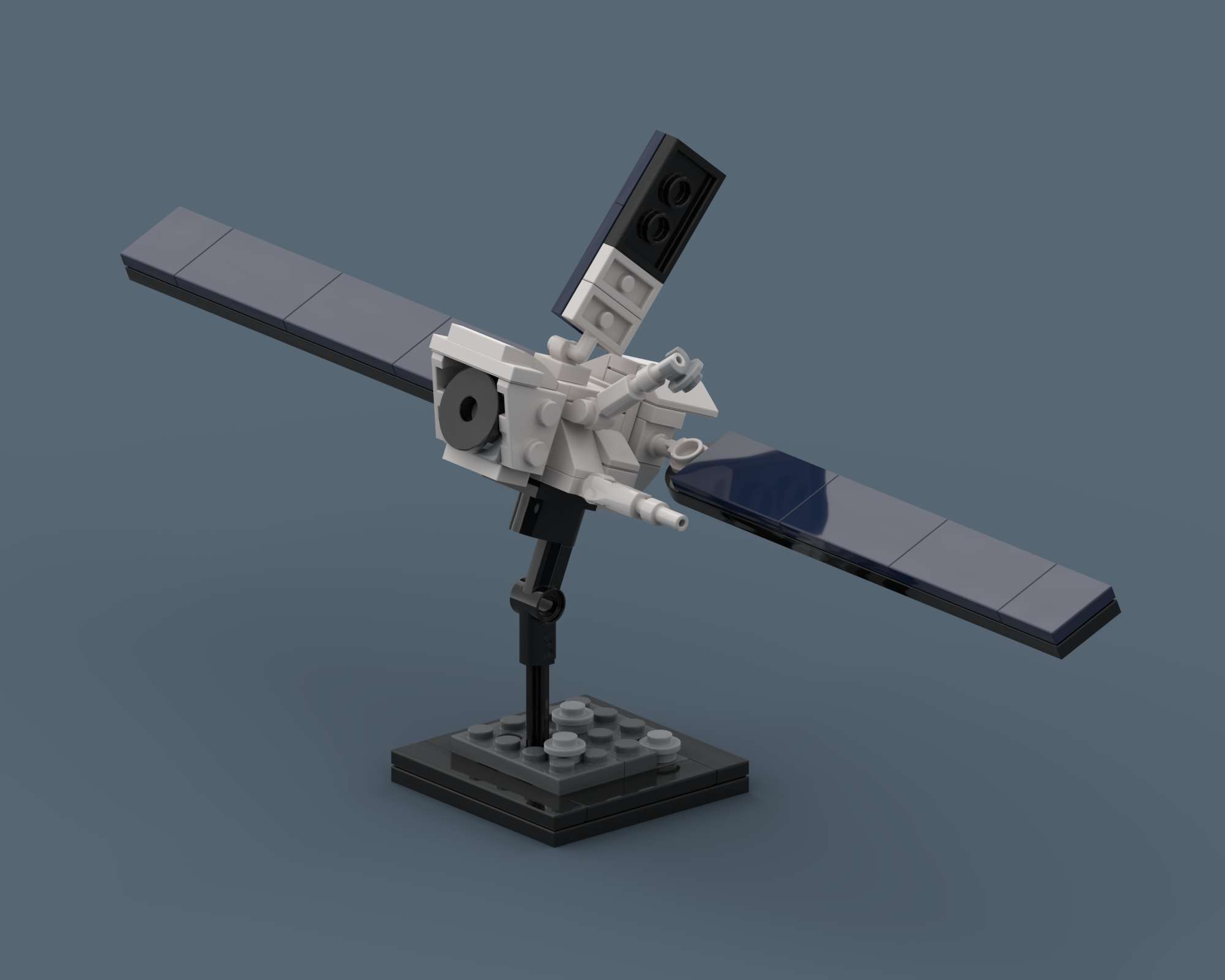 BepiColombo by SkySaac BepiColombo - LEGO spacecraft Spaceflight MOC built from 90 Bricks, made by SkySaac