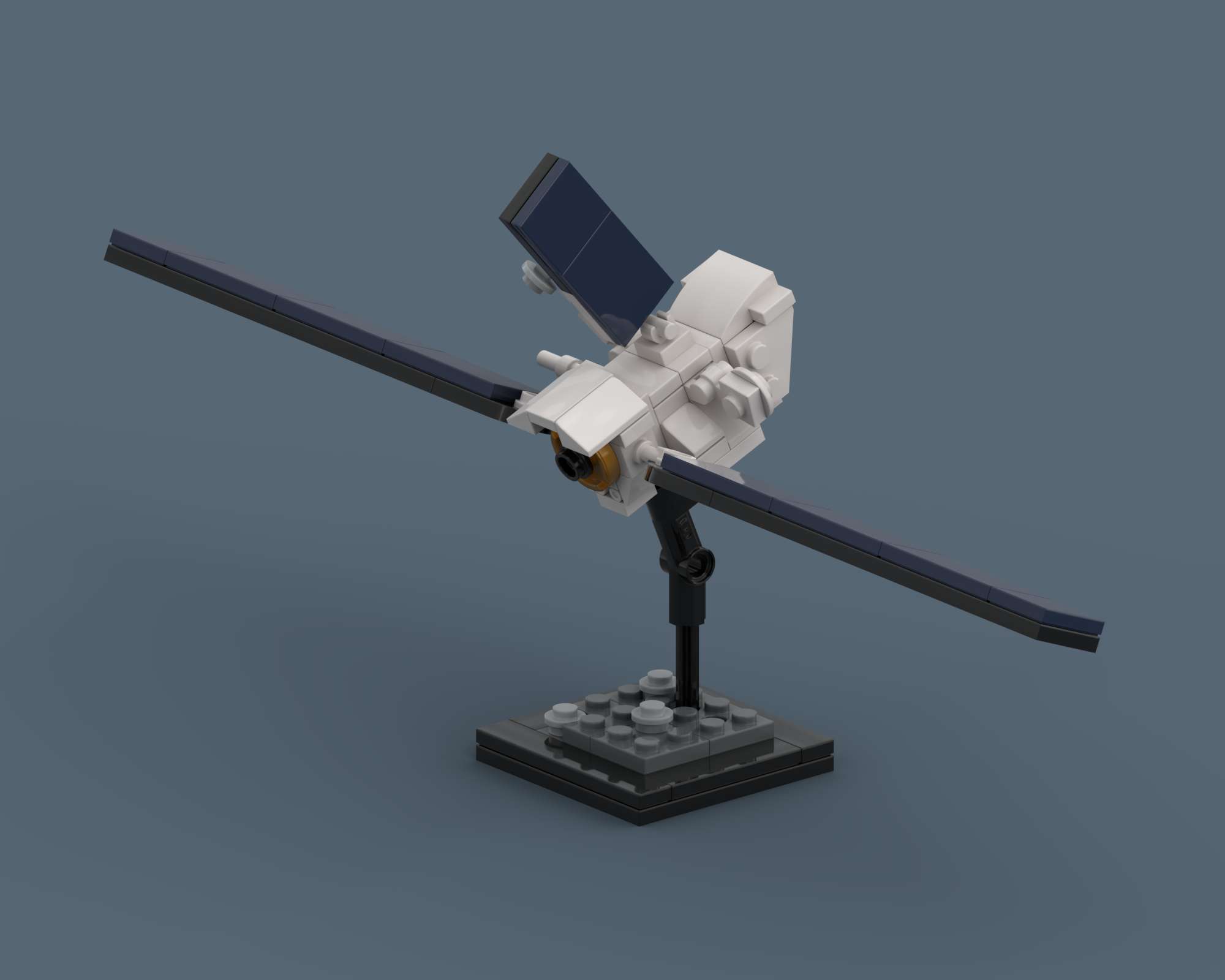 BepiColombo by SkySaac BepiColombo - LEGO spacecraft Spaceflight MOC built from 90 Bricks, made by SkySaac
