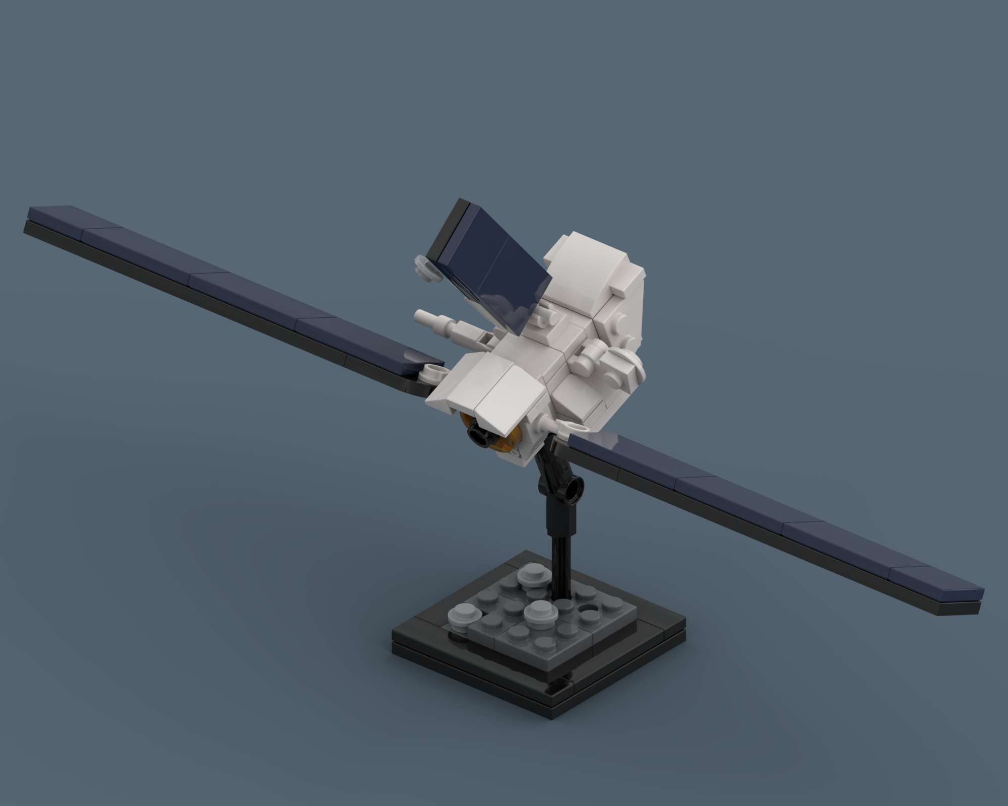 BepiColombo - LEGO spacecraft Spaceflight MOC built from 91 Bricks, made by SkySaac