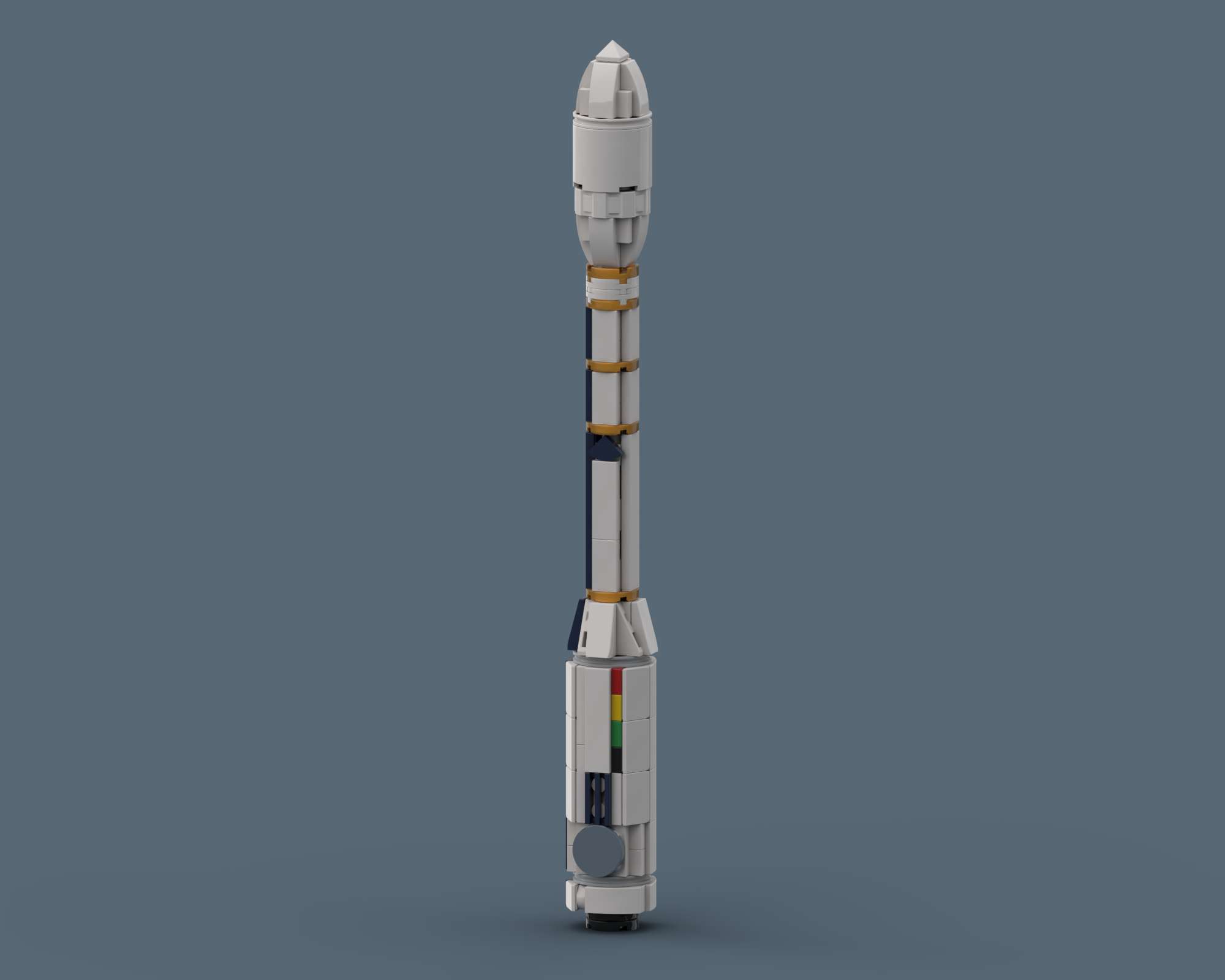 Vega - LEGO rocket Spaceflight MOC built from 143 Bricks, made by SkySaac