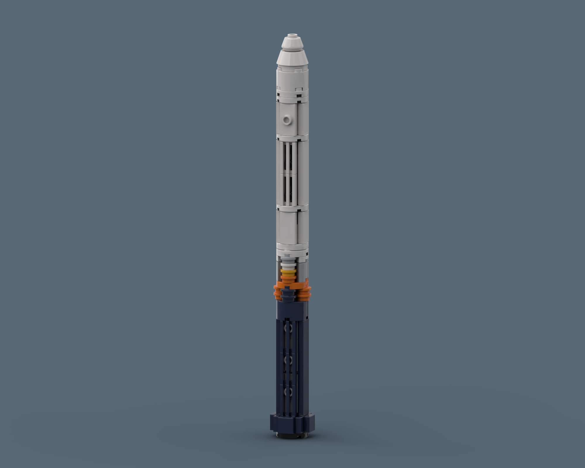 Vikram-1 by SkySaac Vikram-1 - LEGO rocket Spaceflight MOC built from 80 Bricks, made by SkySaac