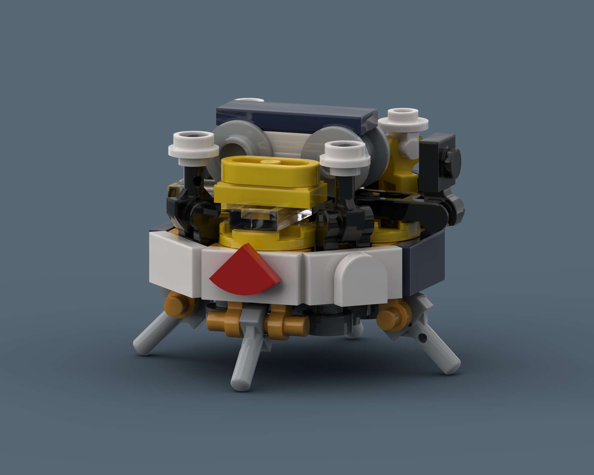 Griffin with FLIP by SkySaac Griffin with FLIP - LEGO spacecraft Spaceflight MOC built from 81 Bricks, made by SkySaac