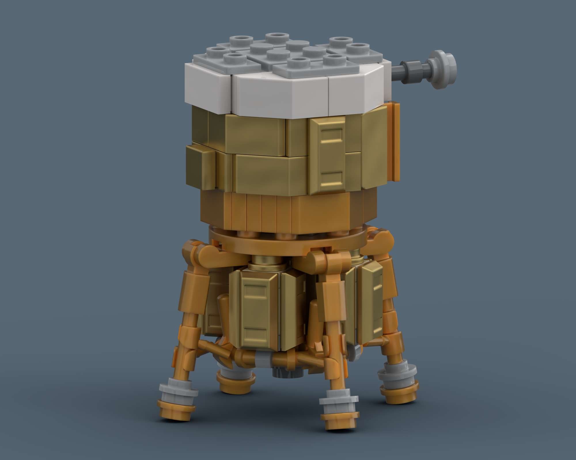 Blue Moon Mark 1 - LEGO spacecraft Spaceflight MOC built from 149 Bricks, made by SkySaac