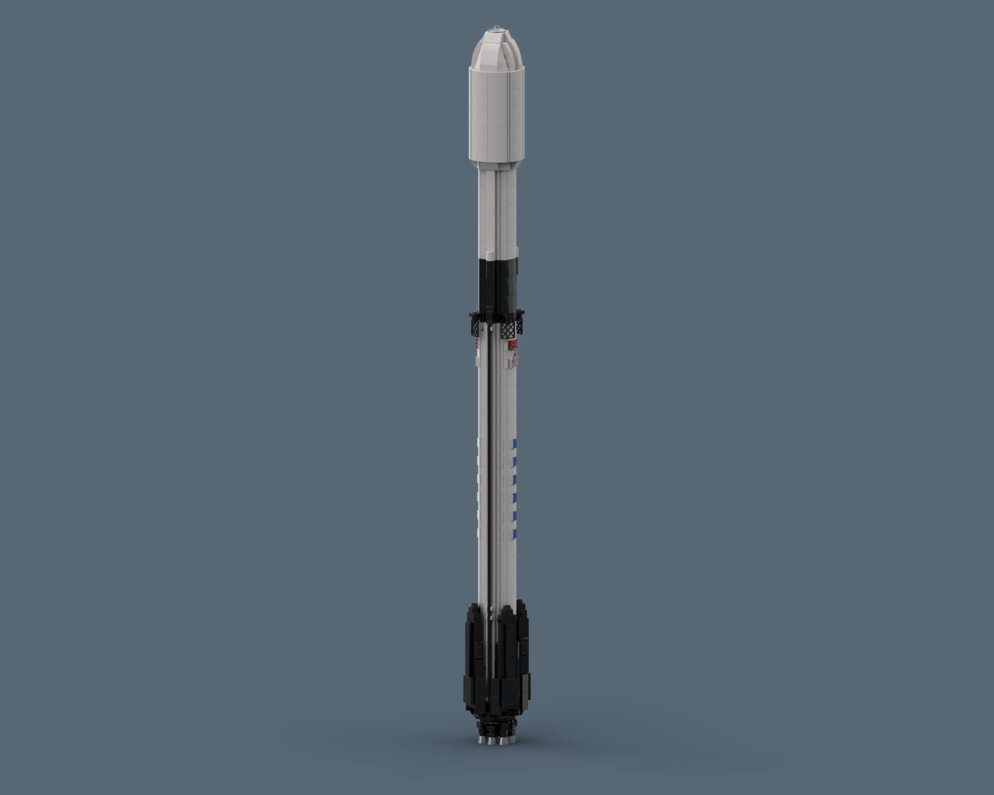 Falcon 9 Block 5 by SkySaac Falcon 9 Block 5 - LEGO rocket Spaceflight MOC built from 903 Bricks, made by SkySaac