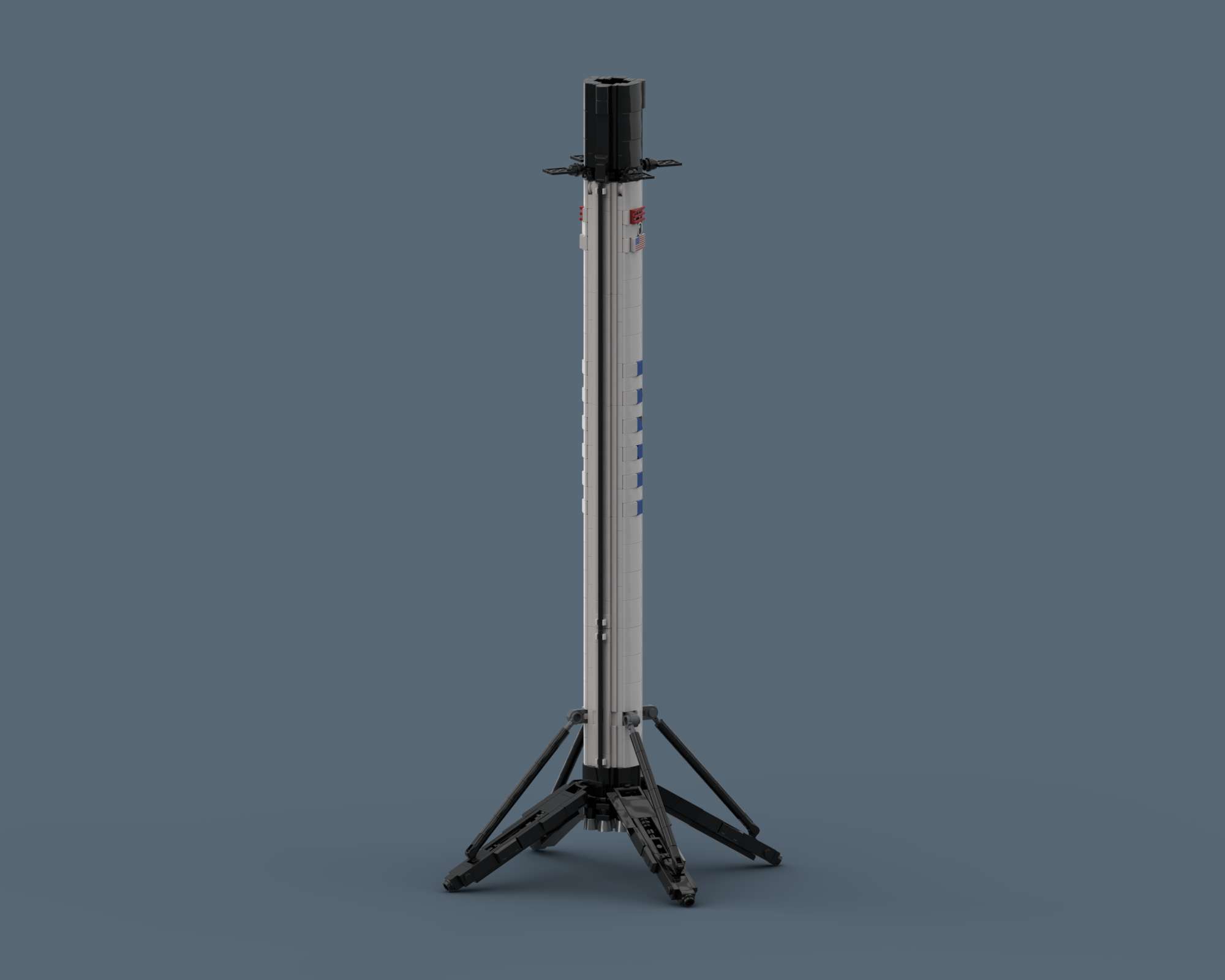 Falcon 9 Block 5 by SkySaac Falcon 9 Block 5 - LEGO rocket Spaceflight MOC built from 903 Bricks, made by SkySaac