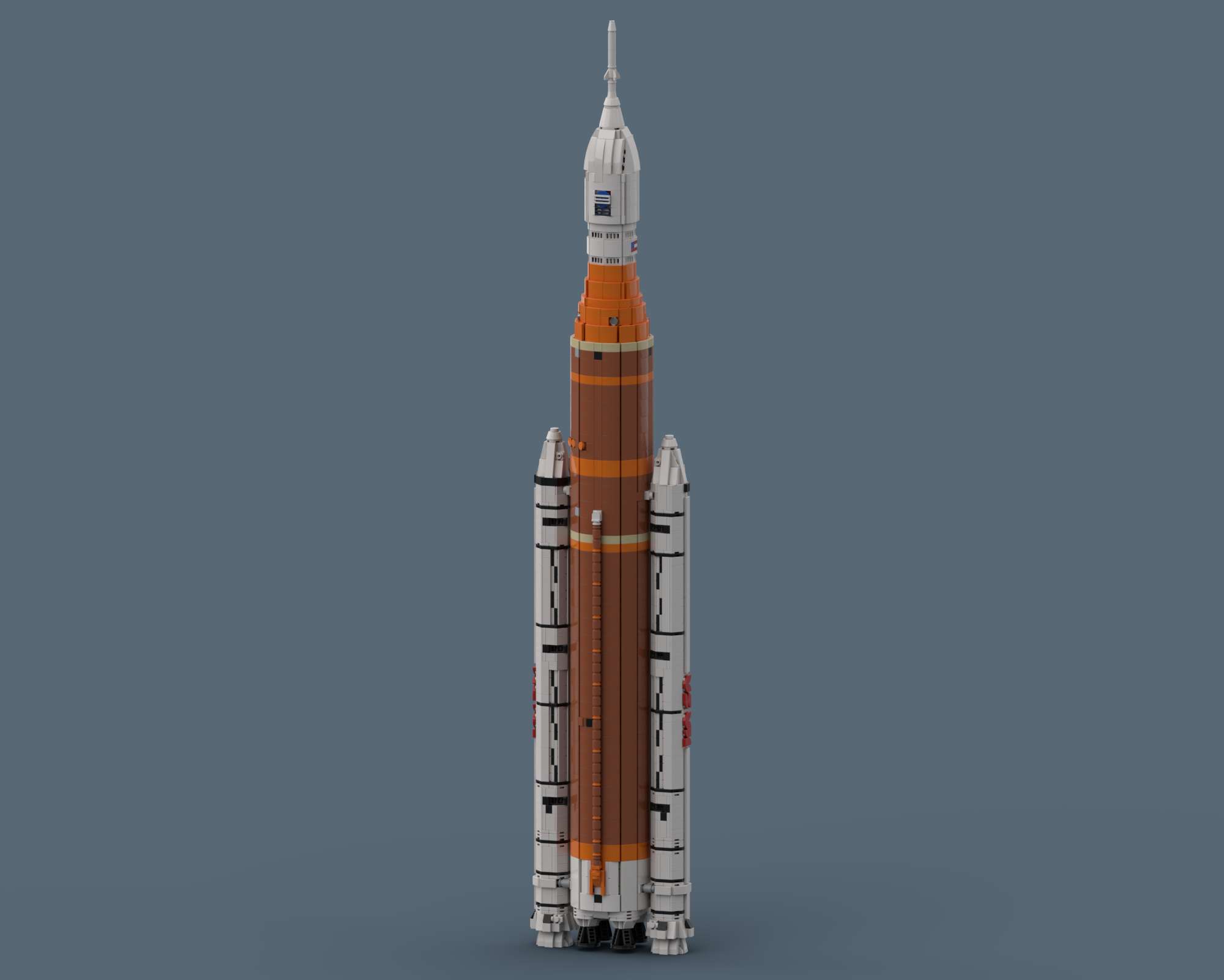 Space Launch System Block 1 Artemis 1 by SkySaac Space Launch System Block 1 Artemis 1 - LEGO rocket Spaceflight MOC built from 4129 Bricks, made by SkySaac
