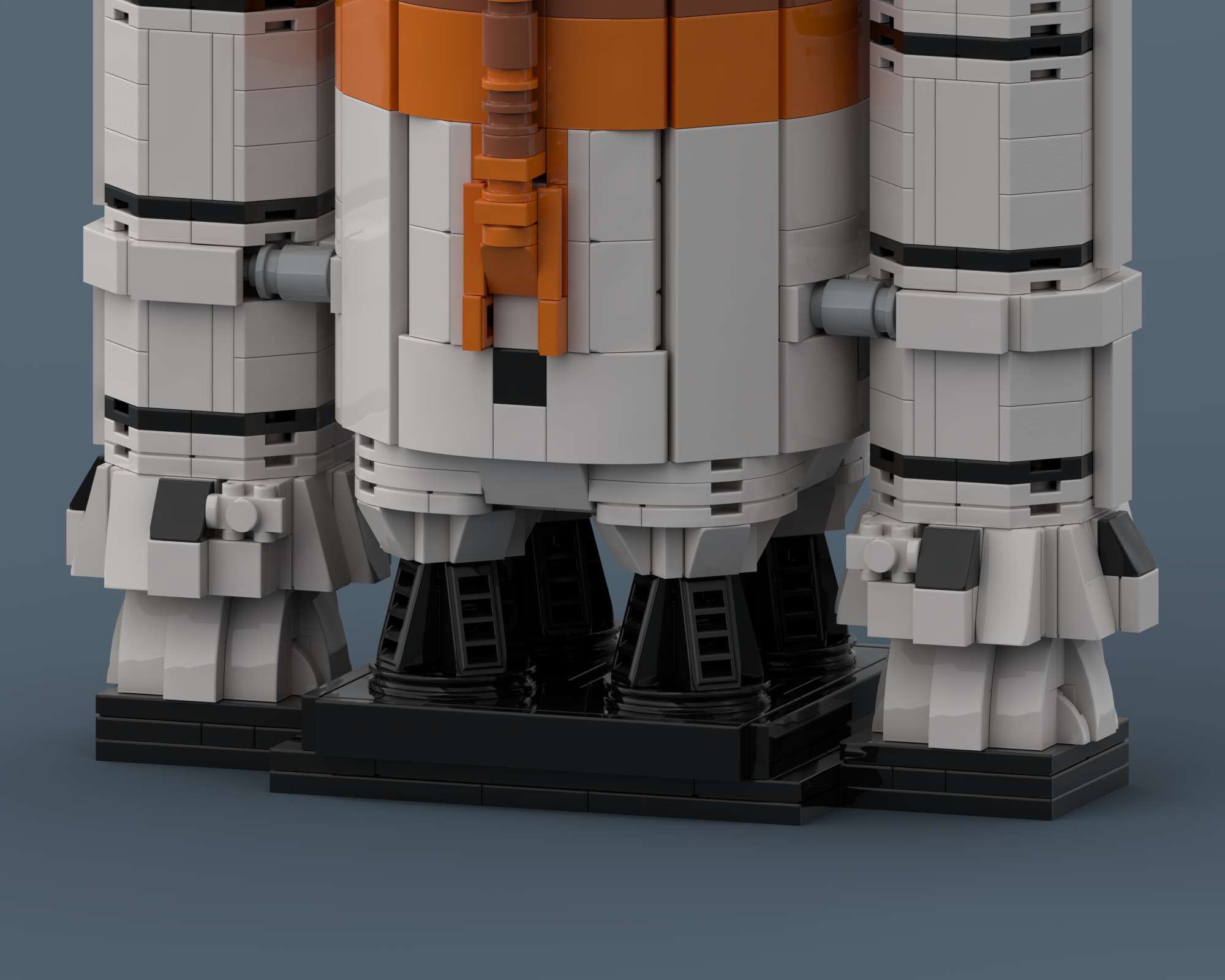 Space Launch System Block 1 Artemis 1 by SkySaac Space Launch System Block 1 Artemis 1 - LEGO rocket Spaceflight MOC built from 4129 Bricks, made by SkySaac