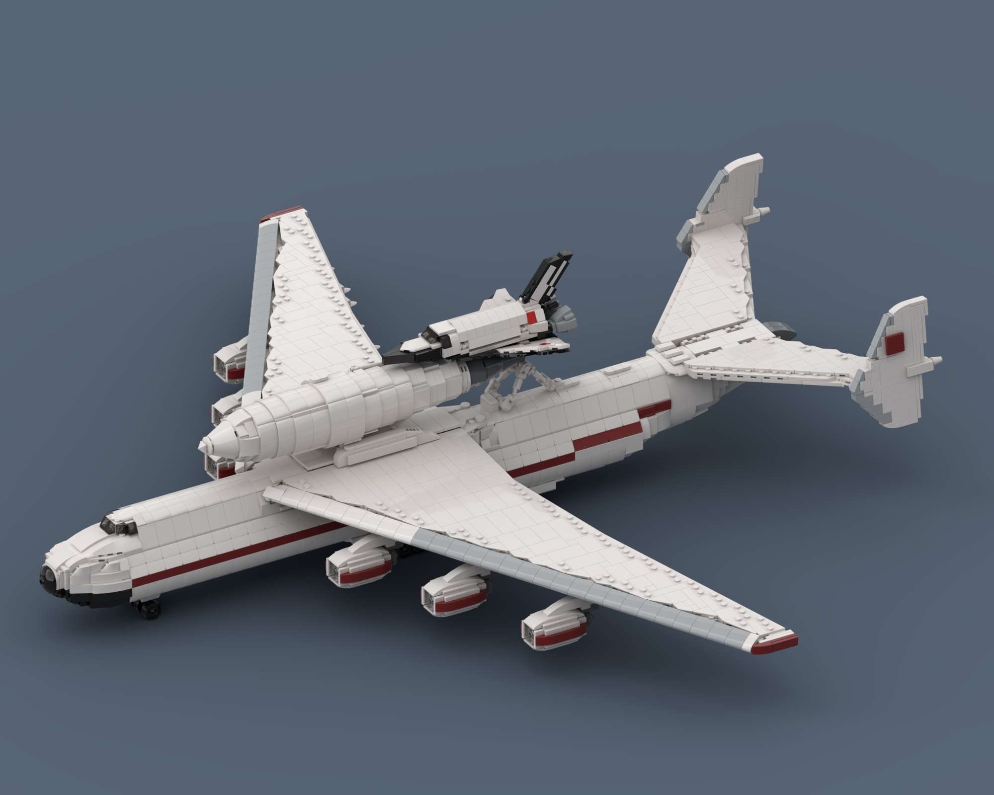 AN-225 Mriya 1:110 - FlosRocketBricks