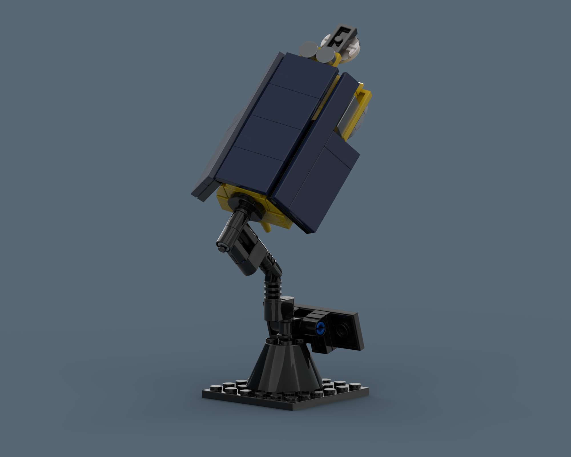 CRISTAL - LEGO spacecraft Spaceflight MOC built from 140 Bricks, made by SkySaac, BrickSat